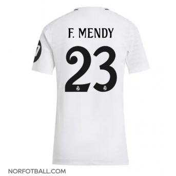 Billige Fotballdrakt Real Madrid Ferland Mendy #23 Replika Hjemmedrakt Dame 2024-25 Kortermet